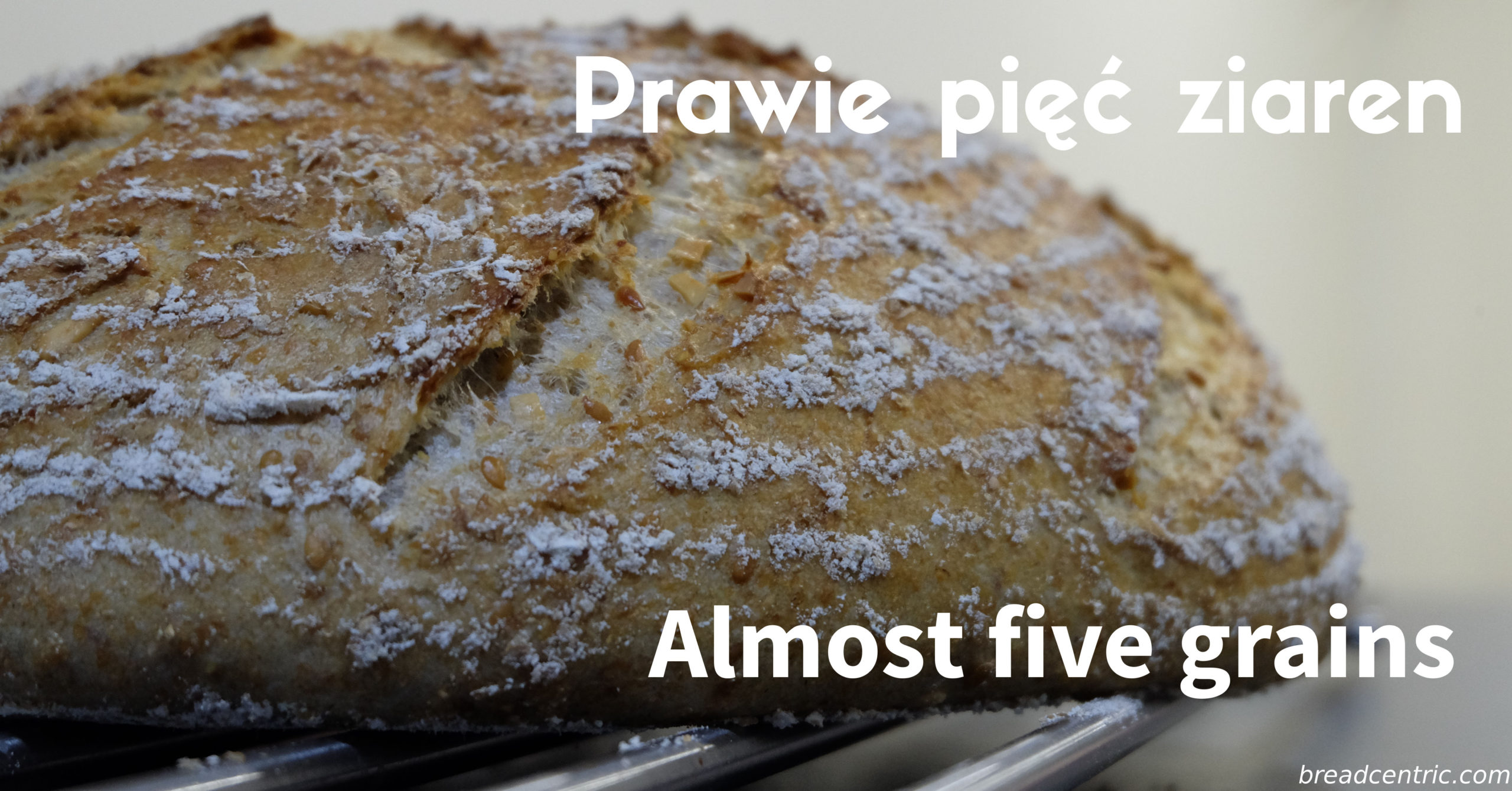Almost five grains bread
