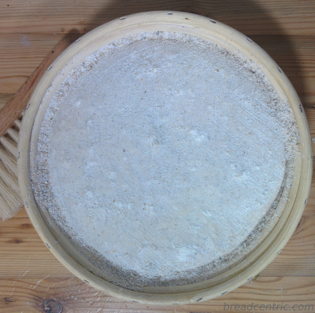 Floured bread base