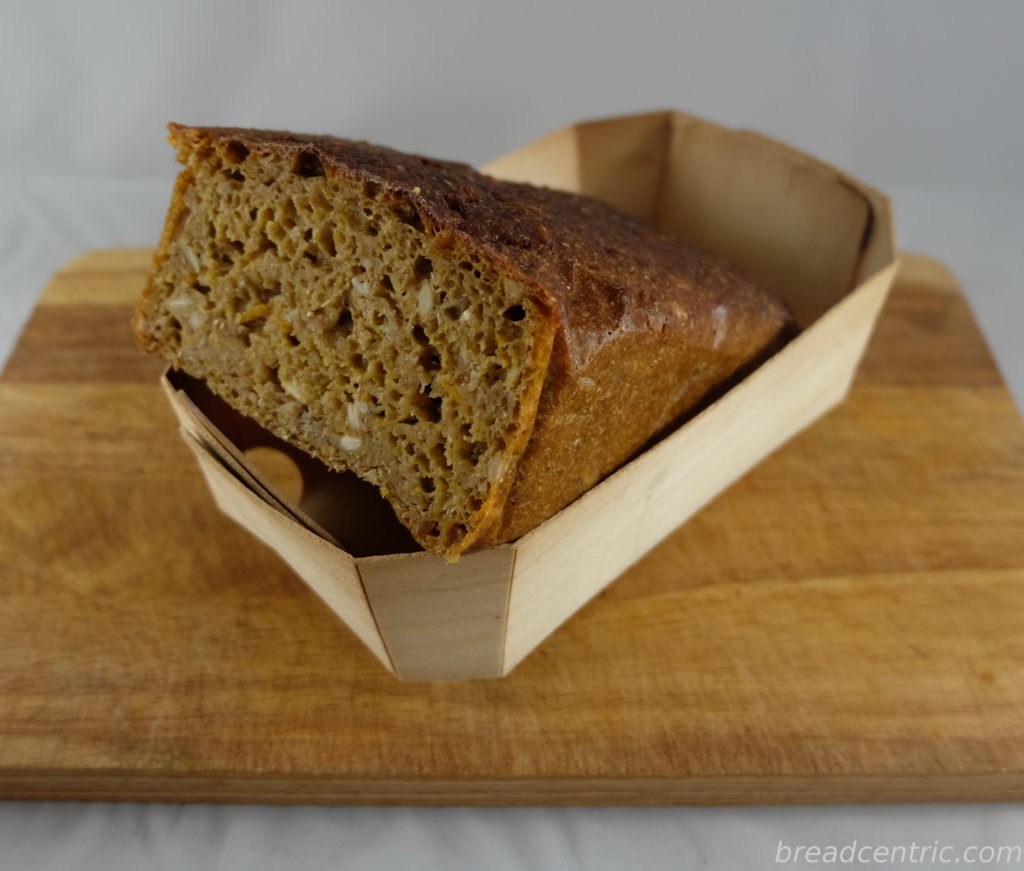 Rye with pumpkin and rosemary