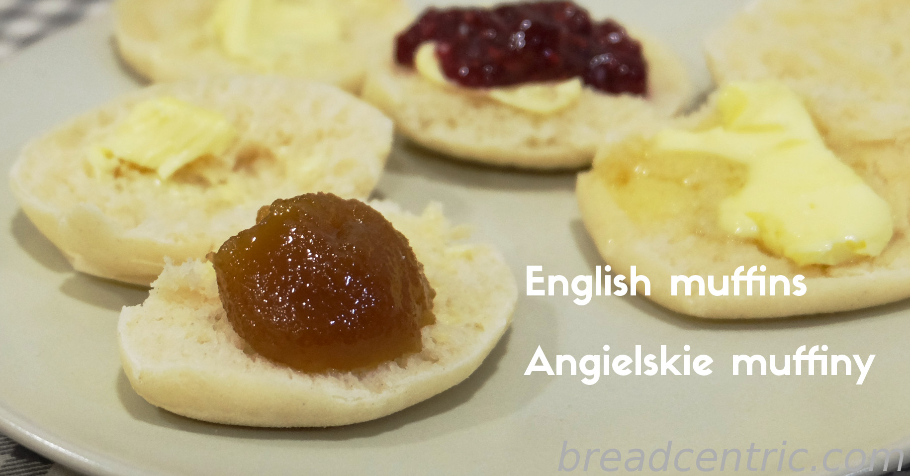 English muffins. Angielskie muffiny.