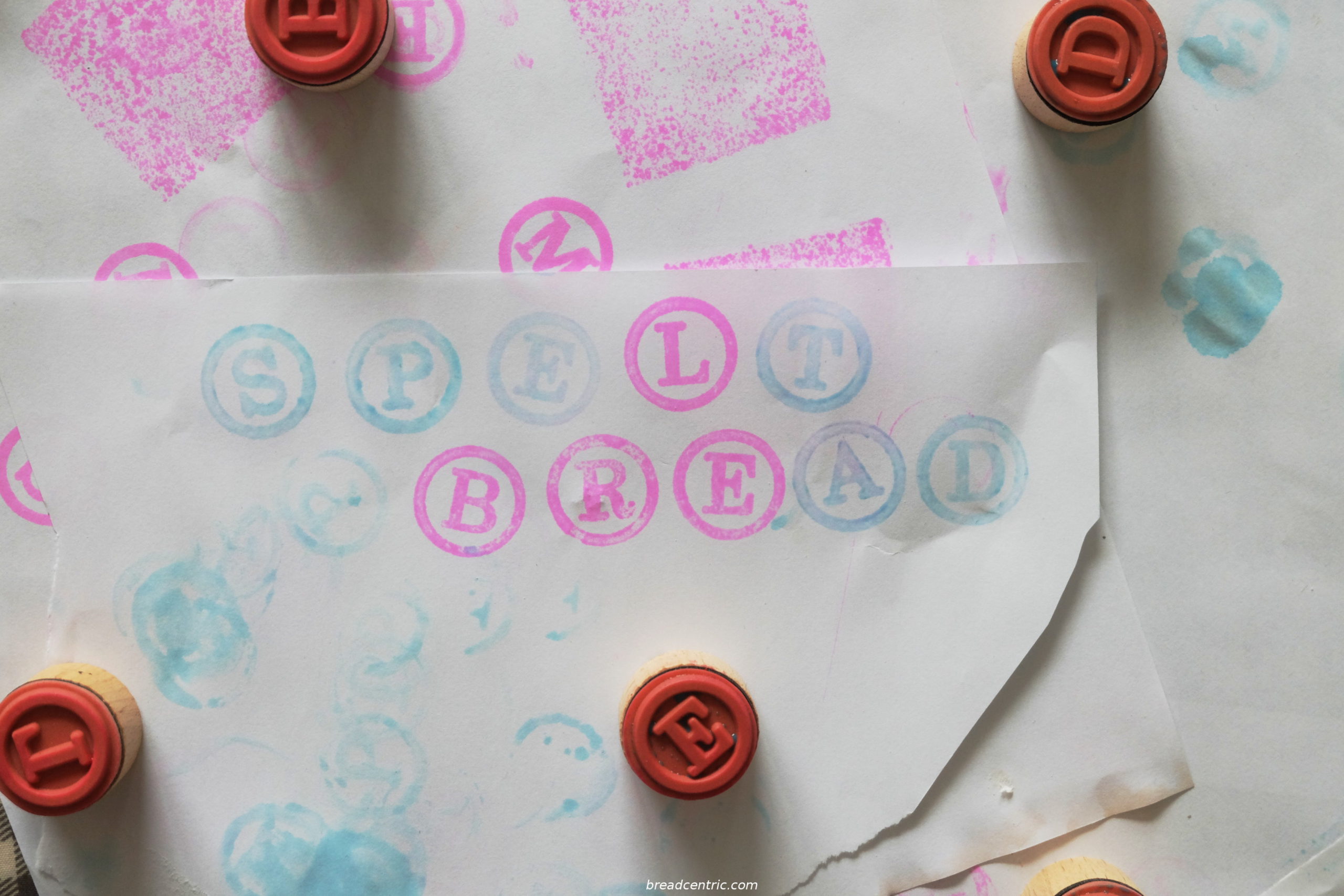 Spelt bread with honey