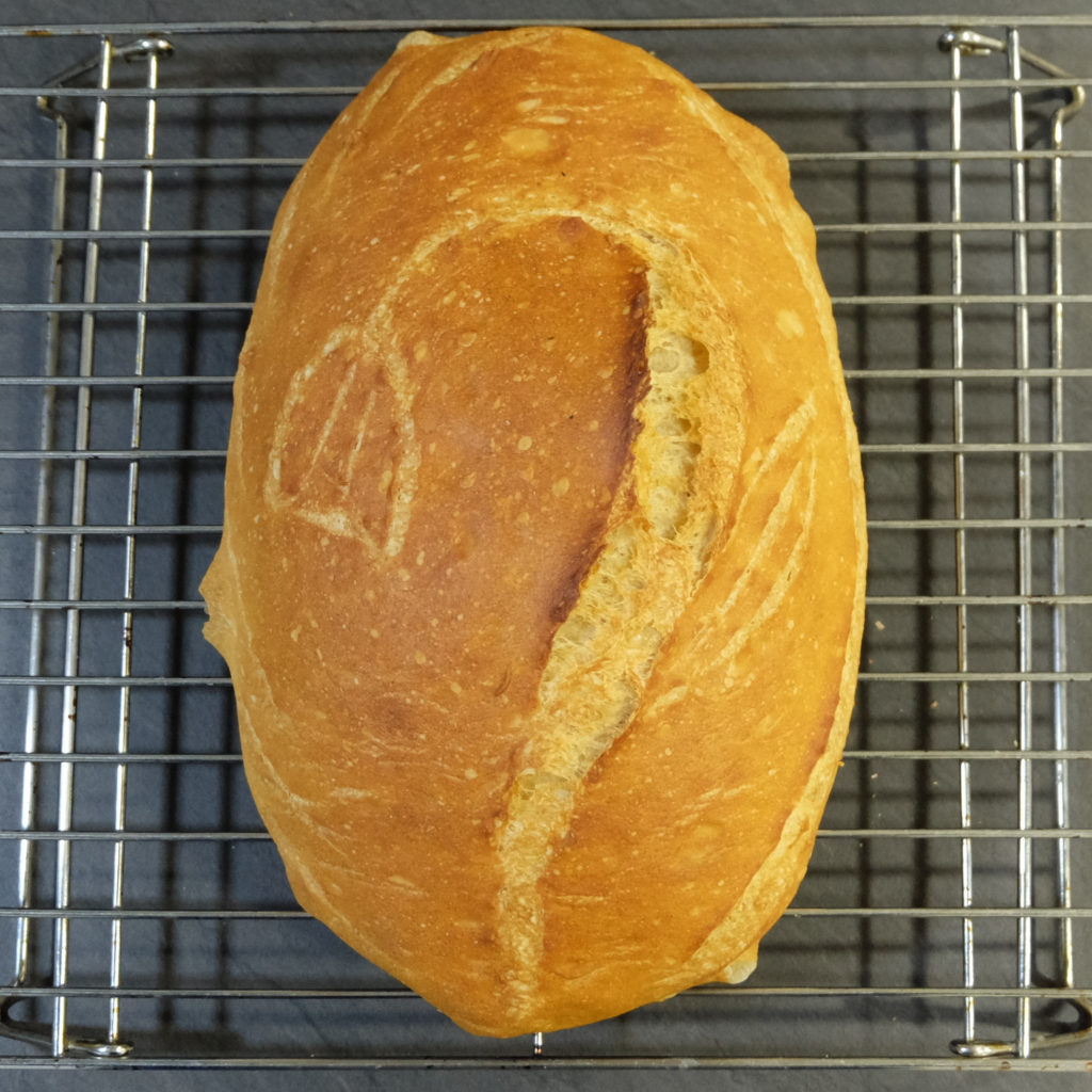 Leavened wheat bread