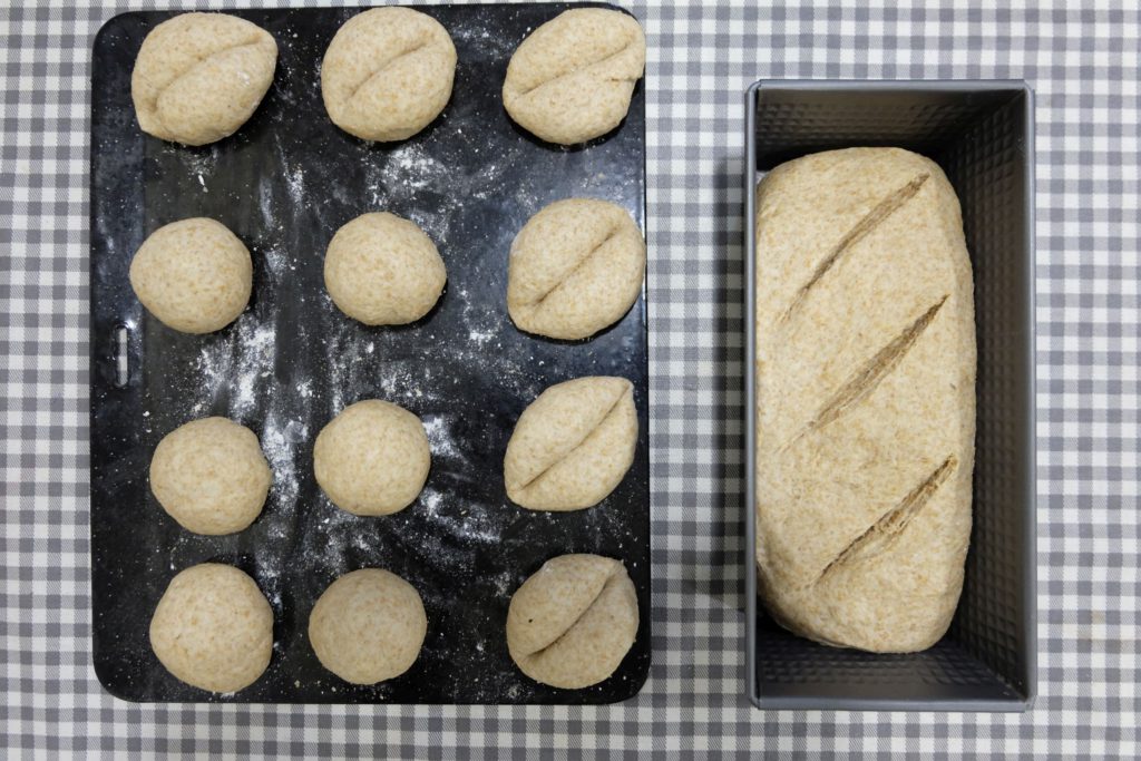 Formed dough and rolls