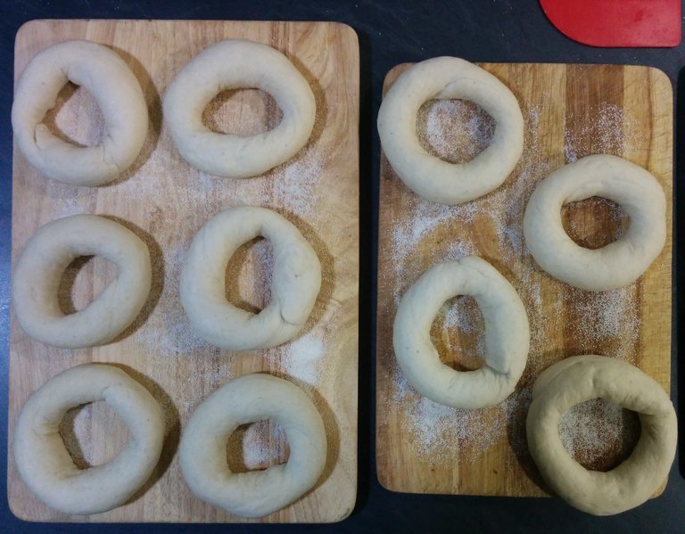 Uformowane bajgle