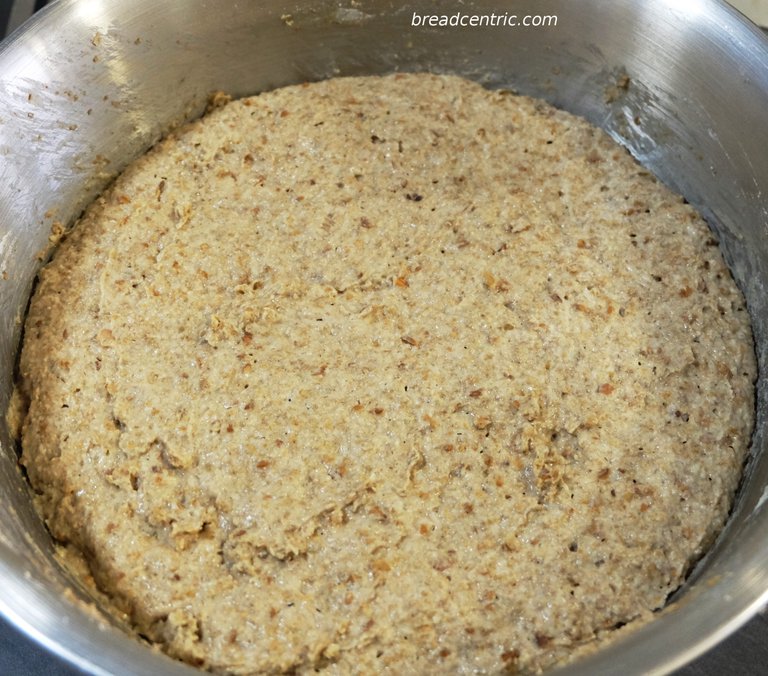 Mixed dough