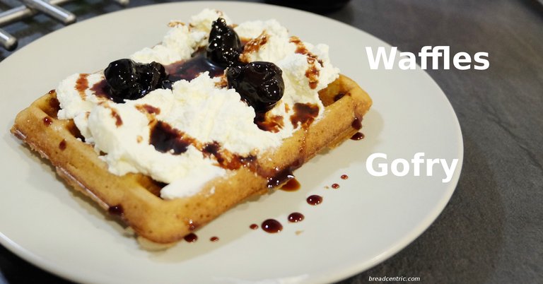 Sourdough waffles