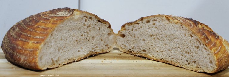 Chleb pszenny na zakwasie - miękisz